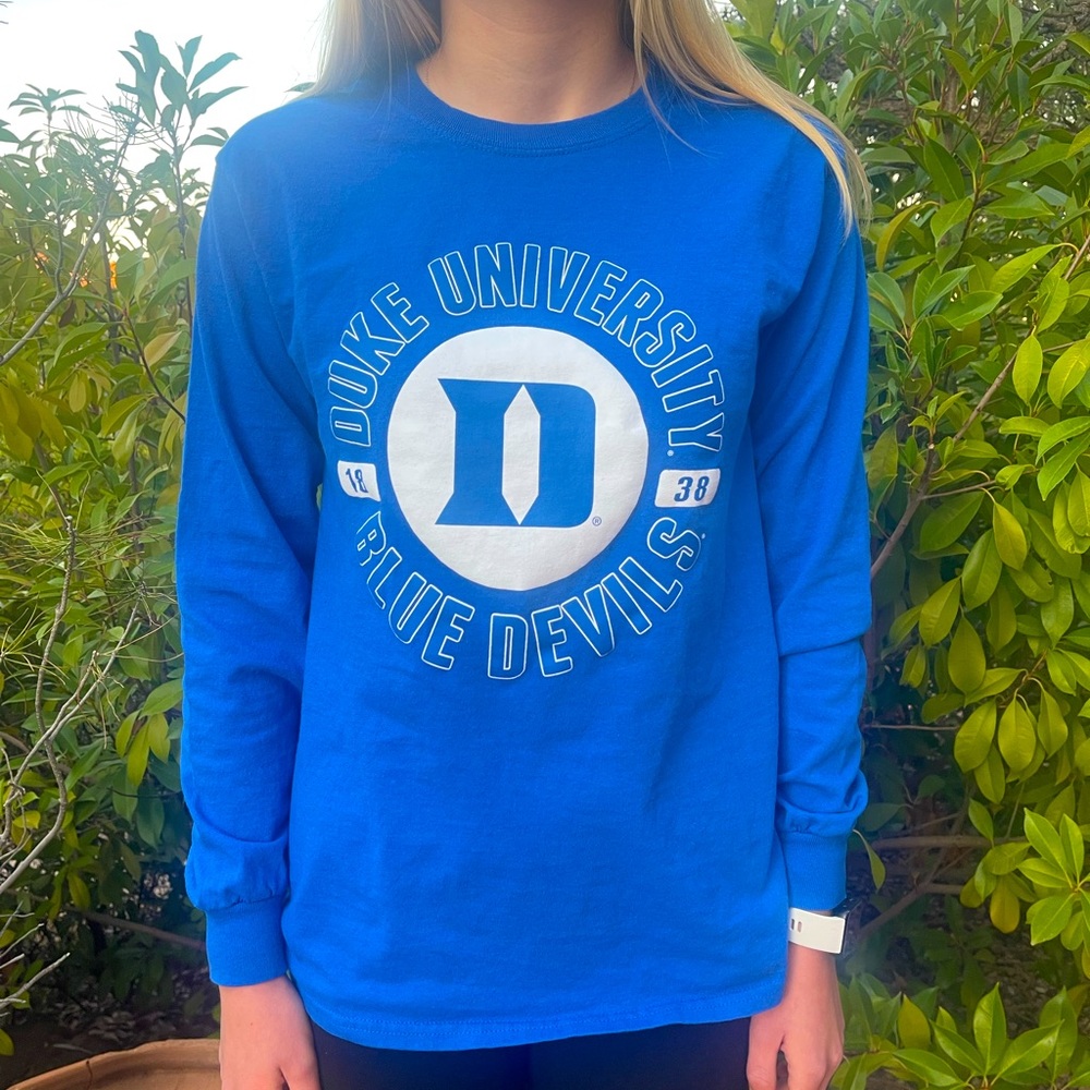 Duke University long sleeve t-shirt, size small